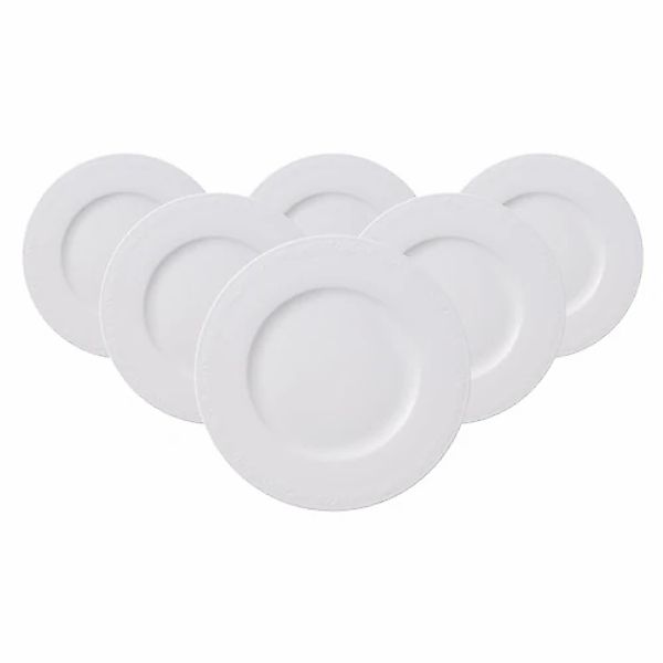 Villeroy & Boch Frühstücksteller »Frühstücksteller White Pearl ø 22,7 cm 6e günstig online kaufen