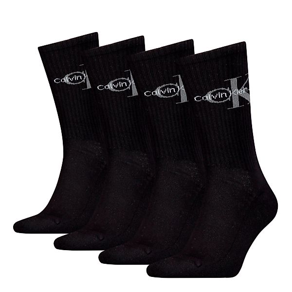 Calvin Klein Jeans Socken "CKJ MEN SOCK 4P MONOGRAM ECOM" 4 Paar, mit Logo günstig online kaufen