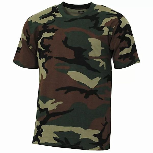MFH T-Shirt Outdoor T-Shirt, "Streetstyle", woodland, 140-145 g/m² L günstig online kaufen