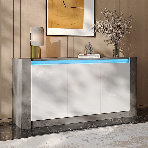 Flieks Sideboard mit LED-Beleuchtung und 3 günstig online kaufen