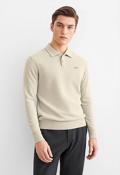 BOSS ORANGE Polokragenpullover "Asac" mit Logo-Stickerei günstig online kaufen