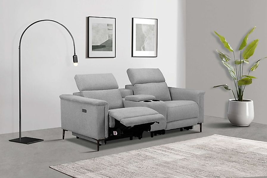 Places of Style 2-Sitzer »Lund, 2er-Kinosofa, TV-Sessel, Multimedia-Sofa, U günstig online kaufen