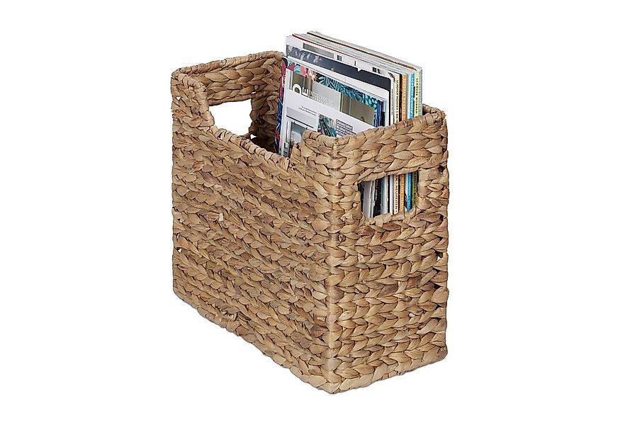 relaxdays Zeitungsständer Wasserhyazinthe günstig online kaufen