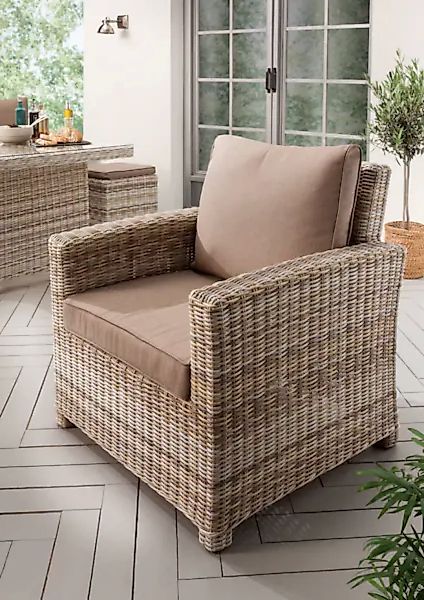 Destiny Loungesessel »ALCUDIA«, Aluminium, Polyrattan, inkl. Auflagen günstig online kaufen