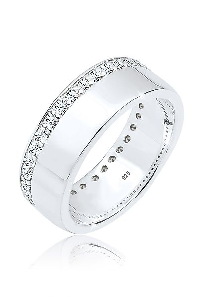 Elli Fingerring Bandring Kristalle Funkelnd 925 günstig online kaufen