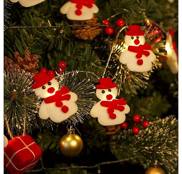 Rosnek LED-Lichterkette LED Weihnachten Party Lichtervorhang, 1.5m/3m, Weih günstig online kaufen