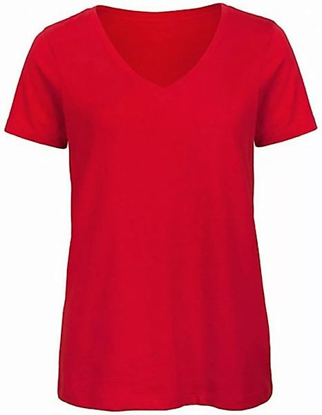 B&C V-Shirt Damen V-Neck T-Shirt / 100% Organic Cotton günstig online kaufen
