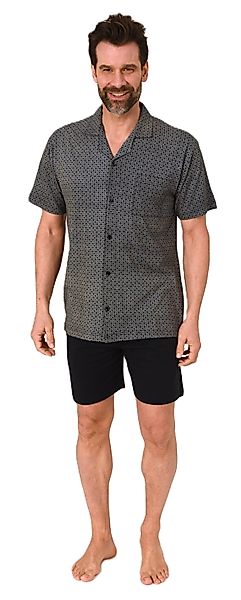 Normann Pyjama Herren kurzarm Schlafanzug Shorty günstig online kaufen