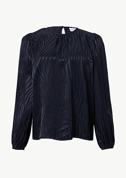 comma casual identity Langarmbluse Viskose-Bluse in günstig online kaufen