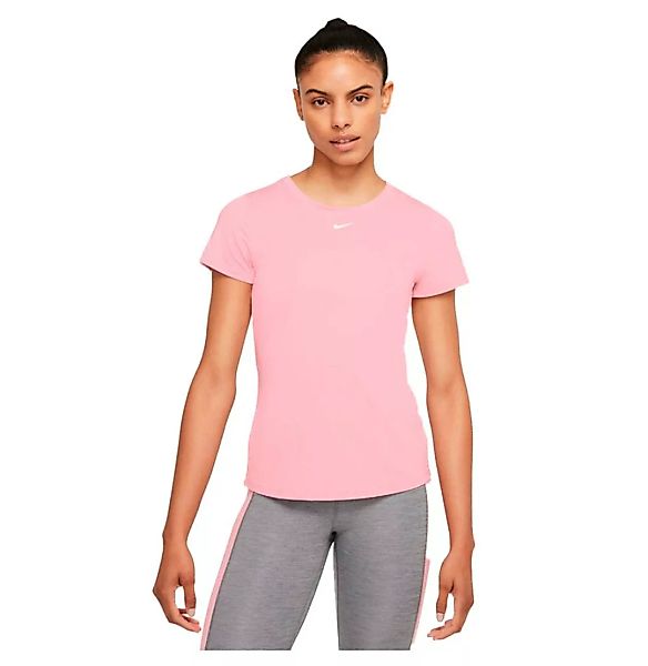 Nike Dri Fit One Fit Kurzarm T-shirt S Pink Glaze / White günstig online kaufen