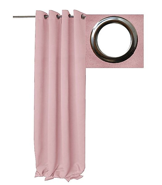 Brilliant Vorhang Verdunkelung Vorhang ÖSEN 140x145 Schwarz (1 St), Ösen, v günstig online kaufen