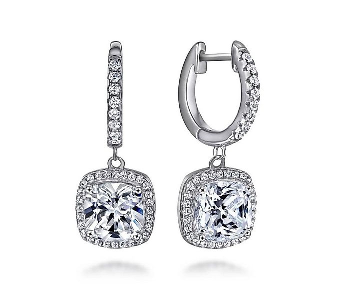 Lisandra Scott Paar Creolen 925 Silber Creolen Ohrringe für Damen mit Stein günstig online kaufen