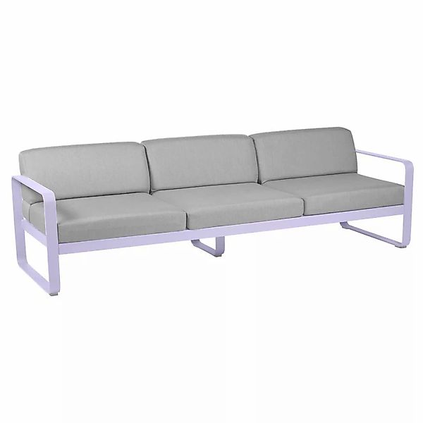 Bellevie 3-Sitzer Lounge-Sofa D1 Marshmallow 79 Flanellgrau günstig online kaufen