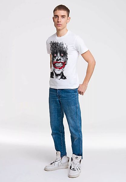 LOGOSHIRT T-Shirt "DC Batman - Joker Bats", mit schaurigem Joker-Frontprint günstig online kaufen