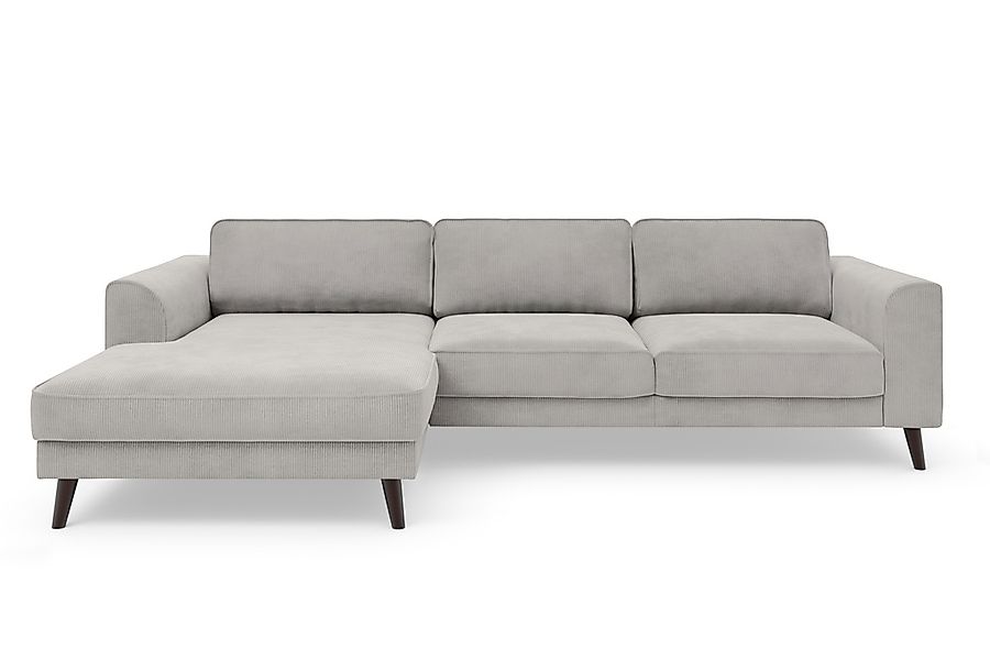 TRENDMANUFAKTUR Ecksofa »Lumber Jack, elegantes Designsofa, zeitlos modern, günstig online kaufen