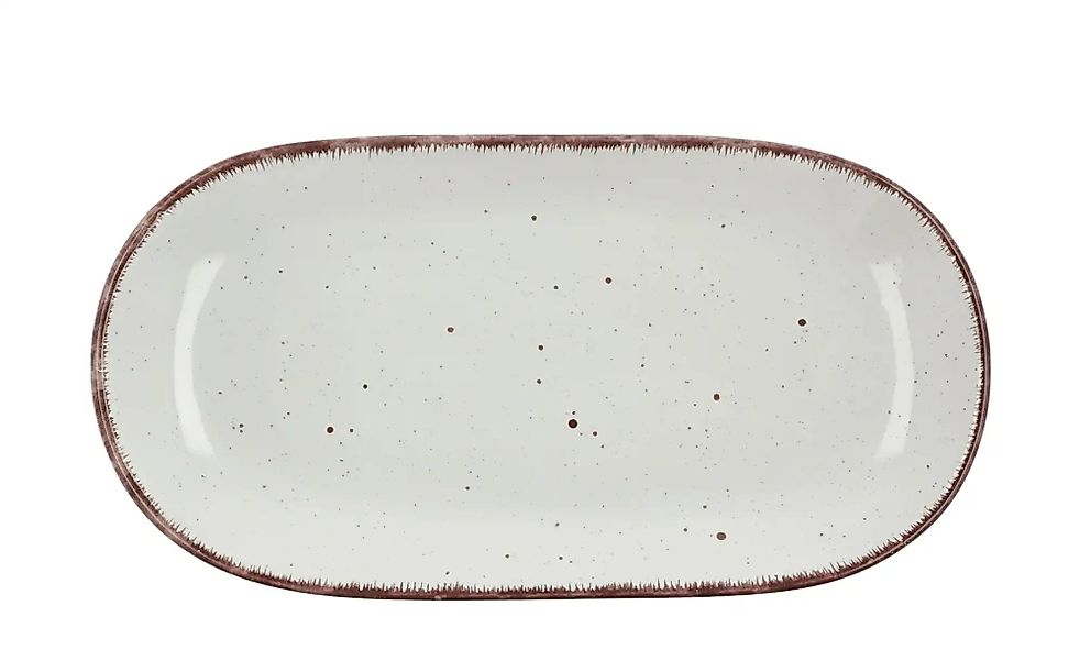 Peill+Putzler Servierplatte 25 x 13 cm  Siena ¦ weiß ¦ Steinzeug/Steingut ¦ günstig online kaufen