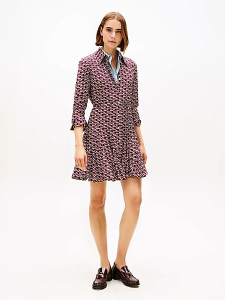 Tommy Hilfiger Minikleid "VIS TWILL LS MINI DRESS" günstig online kaufen