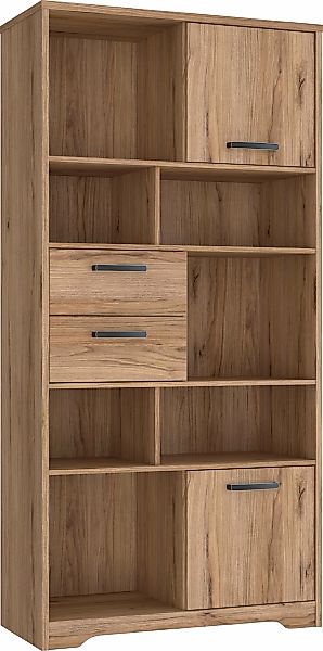 FORTE Wandregal "Joadakis, Stauraumregal, Bücherregal, Mehrzweckschrank" günstig online kaufen