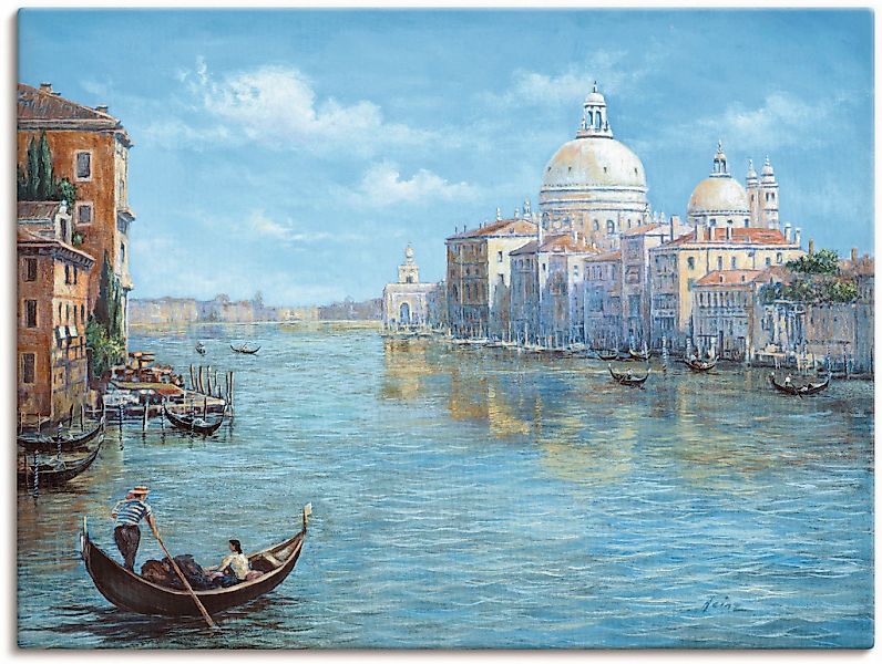 Artland Leinwandbild "Venedig" Europa 1 Stk. tlg. als Leinwandbild, Poster, günstig online kaufen
