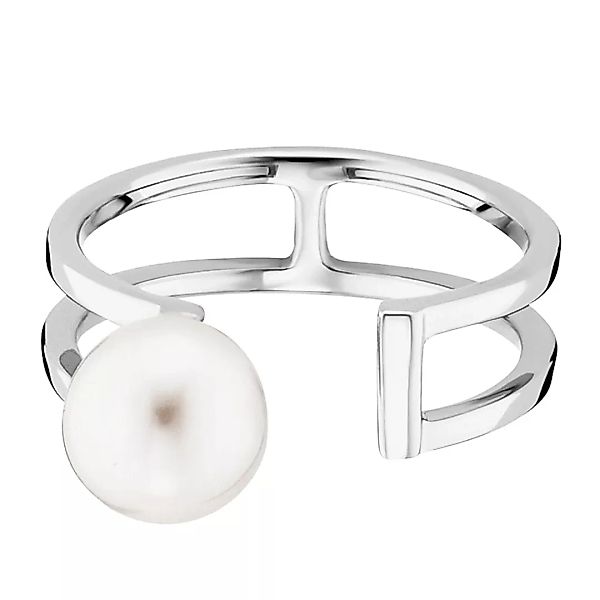 CAÏ Fingerring "925-/ Sterling Silber rhodiniert Perlen" günstig online kaufen