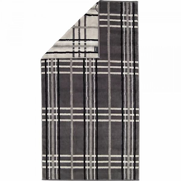 Cawö Handtücher Noblesse Check 1089 - Farbe: anthrazit - 77 - Duschtuch 80x günstig online kaufen