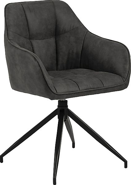 ACTONA GROUP Esszimmerstuhl "Beate" () 1 Stk.mit edlem Samtstoff und modern günstig online kaufen