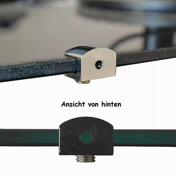 HOOZ Wandregalhalter 12er Set Regalhalter Chrom günstig online kaufen
