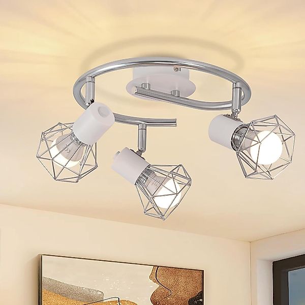 Nettlife Deckenstrahler Deckenstrahler 3 Flammig Rund günstig online kaufen