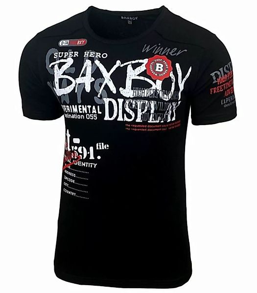 Baxboy T-Shirt Baxboy Moderner Männer Kurzarm Verwaschen Used Look TShirt B günstig online kaufen