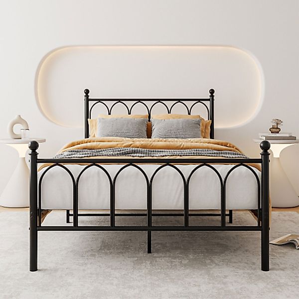 REDOM Metallbett Einzelbett Jugendzimmer mit Lattenrost günstig online kaufen