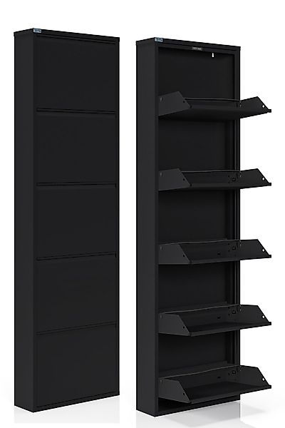 Kaufexpress GmbH Schuhschrank Metall-Schuhregal mit 5 günstig online kaufen