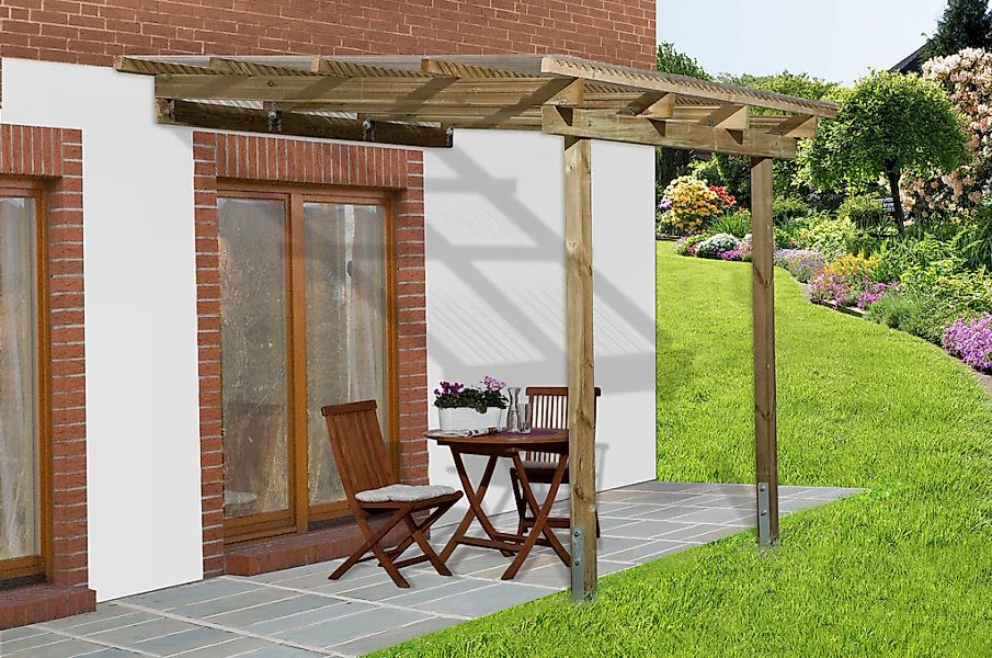 Weka Terrassenüberdachung Größe 1 mit 300 cm x 250 cm günstig online kaufen