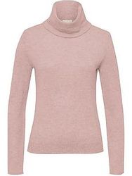 Pullover lockerem Rollkragen include rosé günstig online kaufen