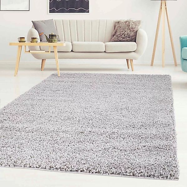 Carpet City Hochflor-Teppich Shaggi uni 500, günstig online kaufen