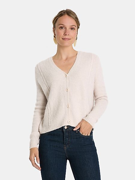 Lieblingsstück Strickjacke "HenjaL", mit V-Neck, Alpakamix günstig online kaufen