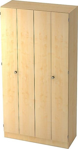bümö Aktenschrank office Falttürenschrank - 5 Ordnerhöhen Dekor: Ahorn günstig online kaufen
