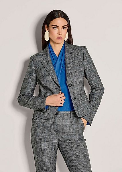 MADELEINE Kurzblazer Glencheckblazer mit Stretchkomfort Gefütterte Business günstig online kaufen