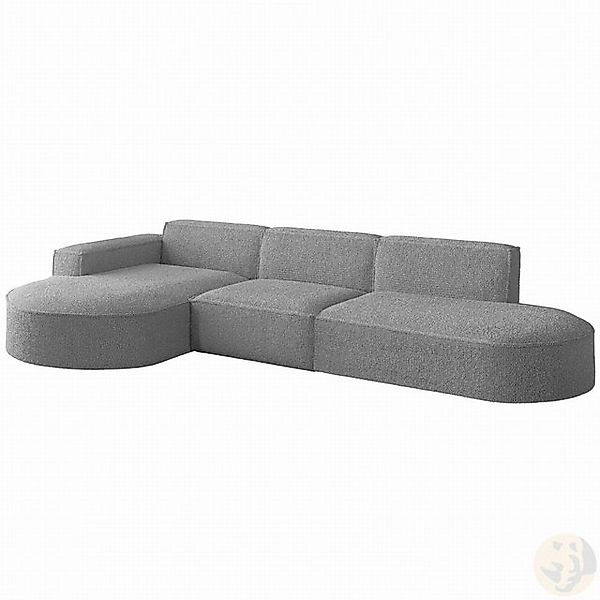 Friderik-EU Ecksofa PARMA L Couch Moderner Minimalismus 296x165cm, gepolste günstig online kaufen