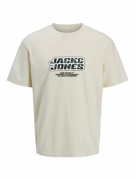 Jack & Jones T-Shirt "JCOLIDO AOP FRONT PRINT TEE SS CREW NECK", mit Frontp günstig online kaufen