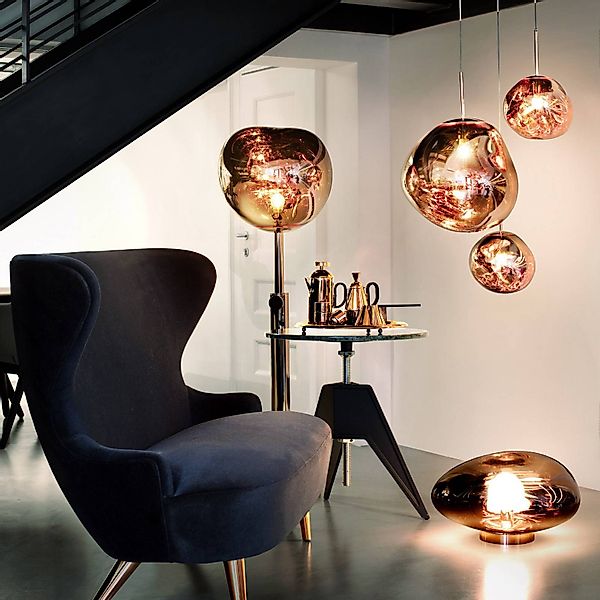 Tom Dixon Stehlampe Melt, kupferfarben, Höhe 165 cm, Stahl günstig online kaufen