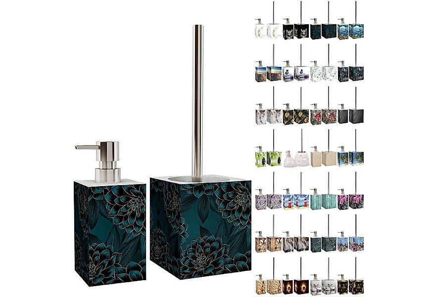 Sanilo Badaccessoire-Set mit Motiv, viele schöne Seifenspender und WC Bürst günstig online kaufen