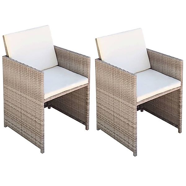 vidaXL Gartenstuhl Gartenstühle 2 Stk. mit günstig online kaufen