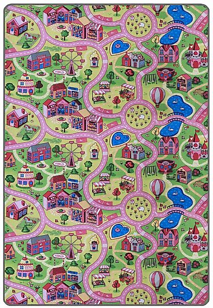 Primaflor-Ideen in Textil Kinderteppich »SWEET CITY, Made in Belgium«, rech günstig online kaufen