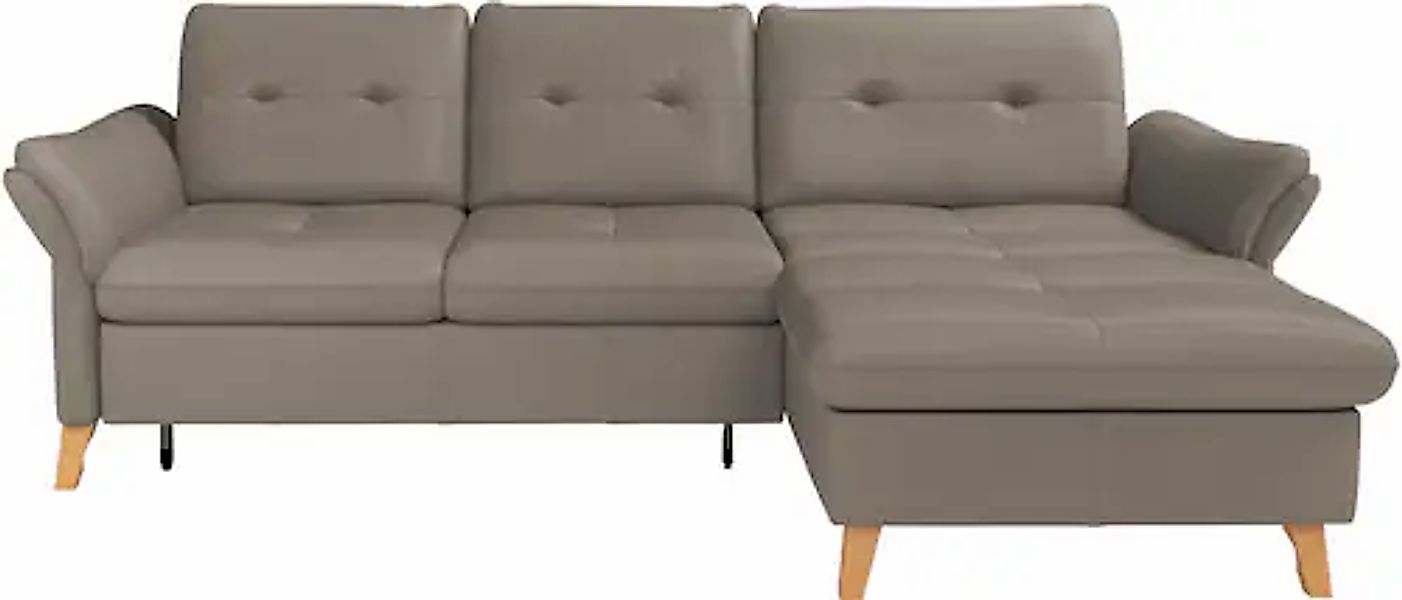 sit&more Ecksofa »Göteborg« Sitztiefenverstellung und Federkern, wahlweise günstig online kaufen