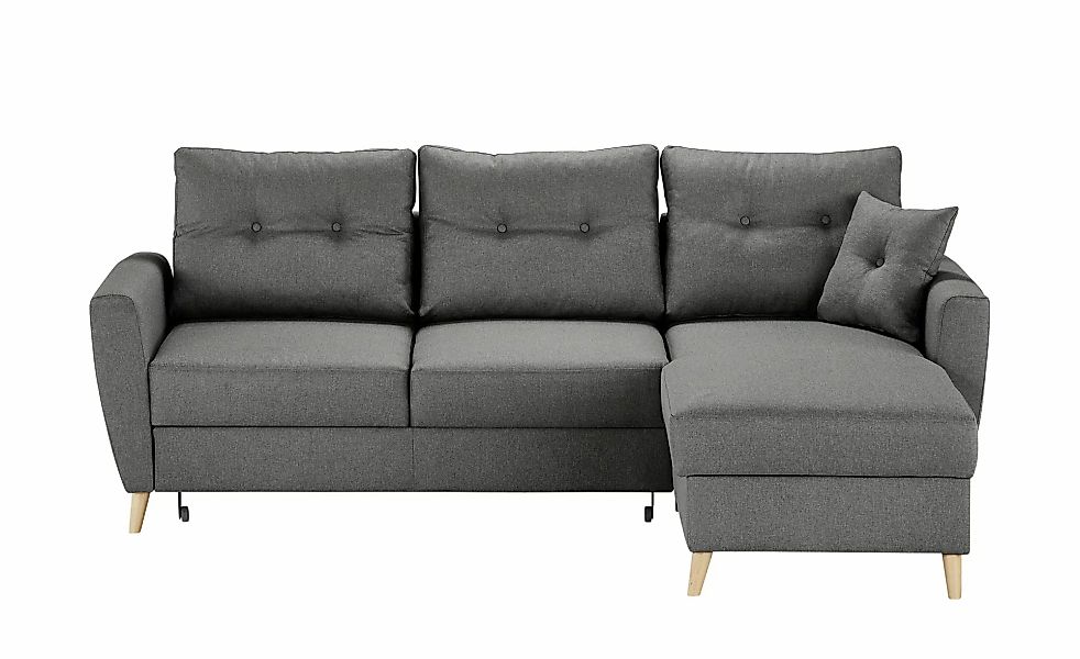 Ecksofa  Carla ¦ grau ¦ Maße (cm): B: 230 H: 93 T: 159.0 Polstermöbel > Sof günstig online kaufen