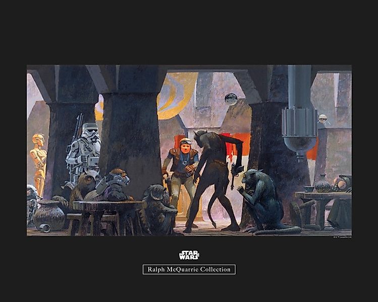 Komar Wandbild Star Wars Streets 50 x 40 cm günstig online kaufen