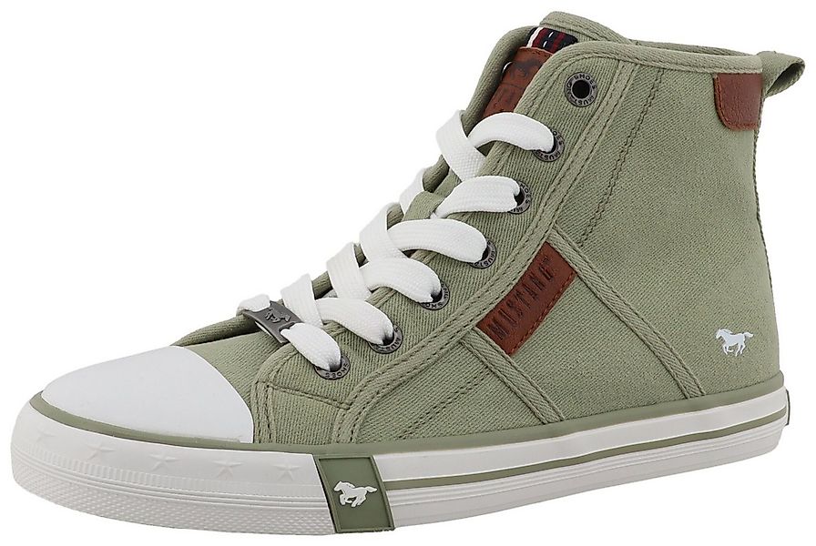 Mustang Shoes Winona Plateausneaker Freizeitschuh, High Top-Sneaker, Schnür günstig online kaufen
