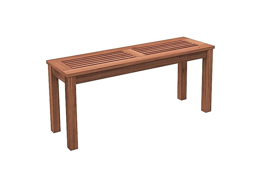 COSTWAY Gartenbank (1-St), wetterfest, 2-Sitzer Massivholz, ohne Rückenlehn günstig online kaufen