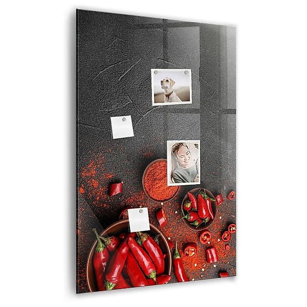 Tulup Magnettafel Beschreibbar Gemahlener Paprika 60x90 cm Magnettafel Küch günstig online kaufen