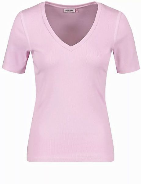 GERRY WEBER Kurzarmshirt T-Shirt in angesagtem Rippstrick günstig online kaufen